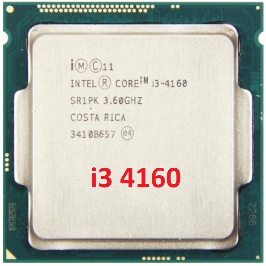 Bộ vi xử lý Chip CPU i3 4160 Socket 1150 dùng cho Main Máy tính H81 B85