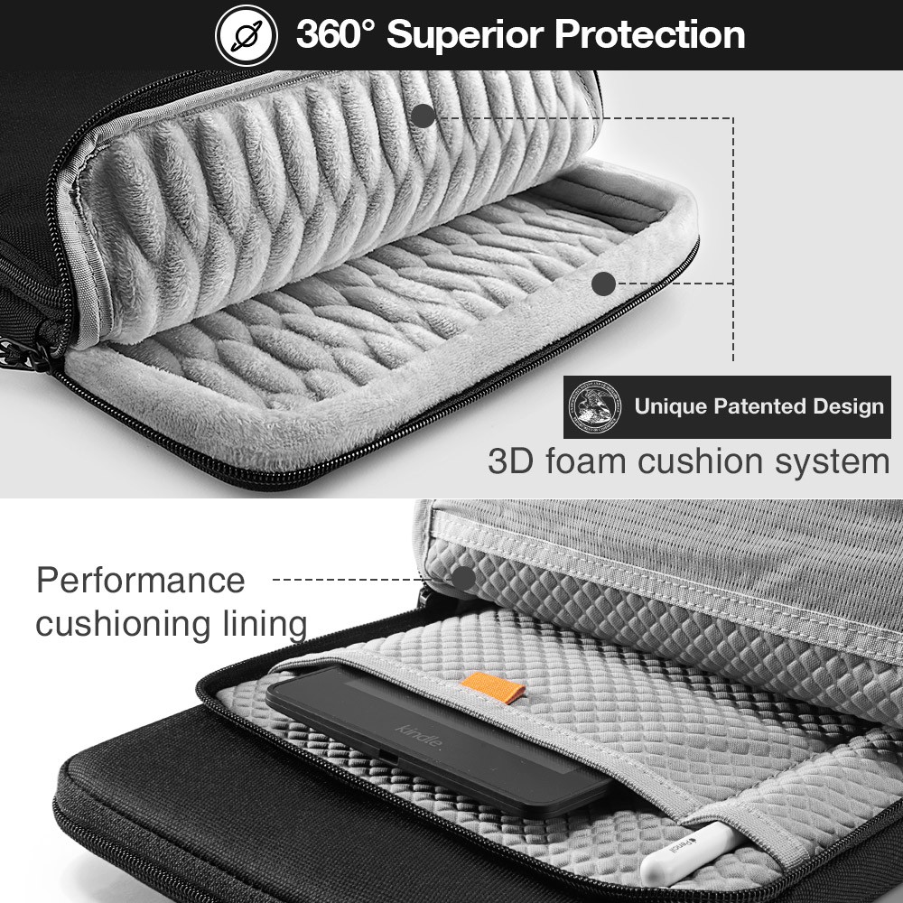 Túi Xách Chống Sốc TOMTOC 360° Protection Premium For MACBOOK PRO/AIR 13/13.3/15/16inch Black - H13