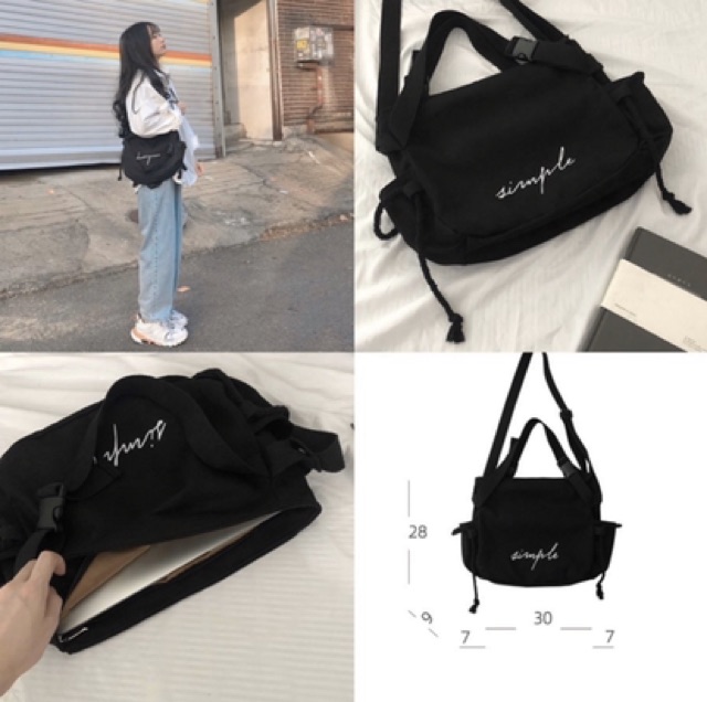 [Mã SKAMA06 giảm 8% tối đa 50K đơn 250K] Túi Đeo Chéo Simple Bag | BigBuy360 - bigbuy360.vn