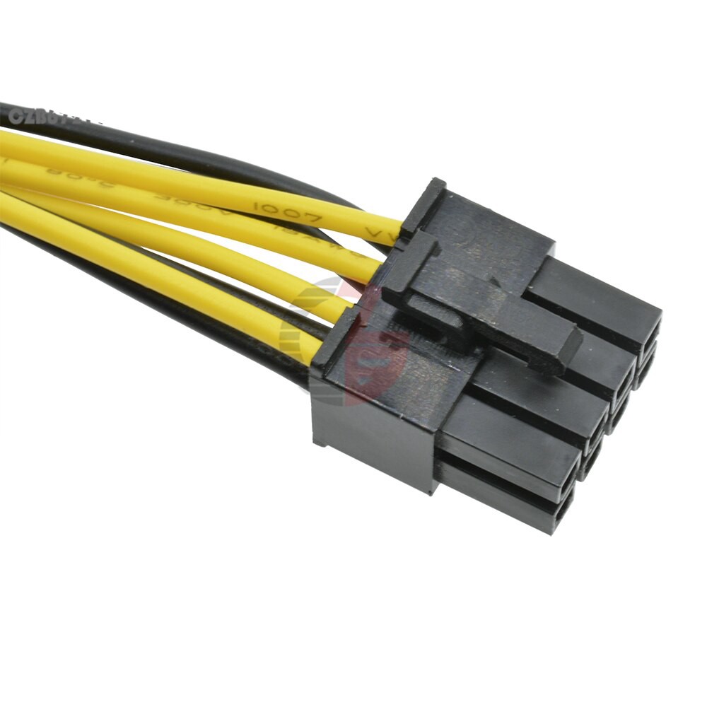 Dây chuyển 6 pin sang 8 pin / 6pin ra 8pin cấp nguồn phụ cho Card VGA cần chân nguồn 8 pin