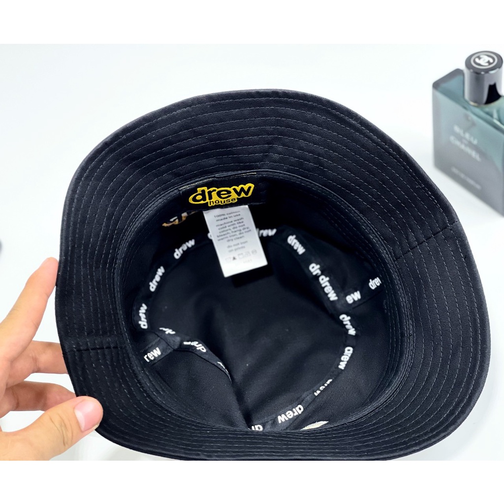 Mũ Bucket DREW phong cách Hàn Quốc họa tiết mặt cười