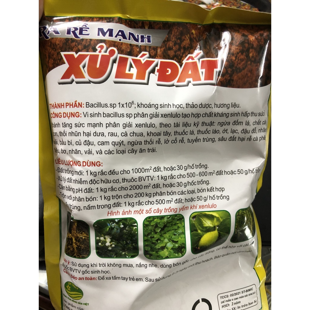 Chế phẩm vi sinh chuyên dùng cho xử lý đất - chống nấm/ sùng đất