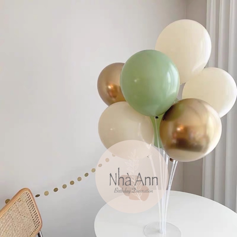 Sét Bóng Màu Hàn Quốc Trang Trí Sinh Nhật Siêu Yêu  - Nhà Ann