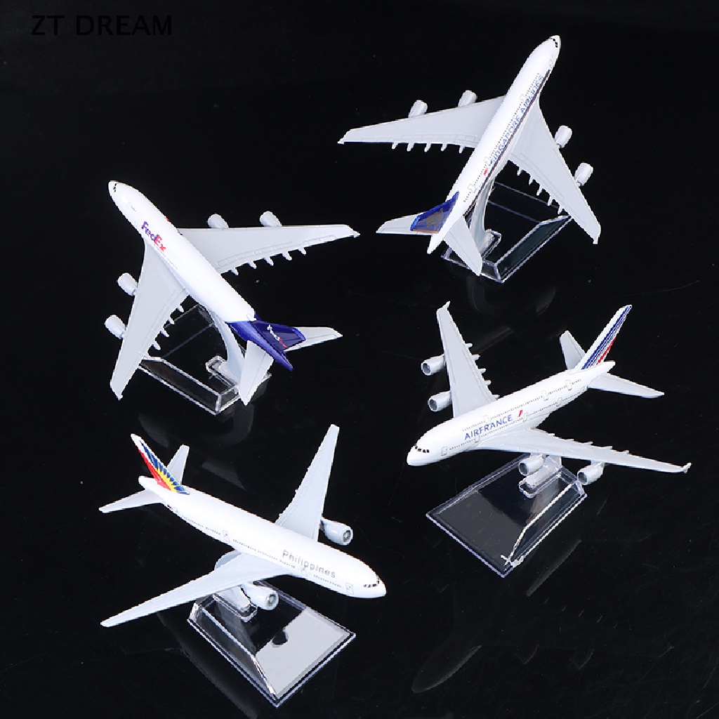 Mô hình máy bay đồ chơi A380 tỉ lệ 1: 400 làm bộ sưu tập