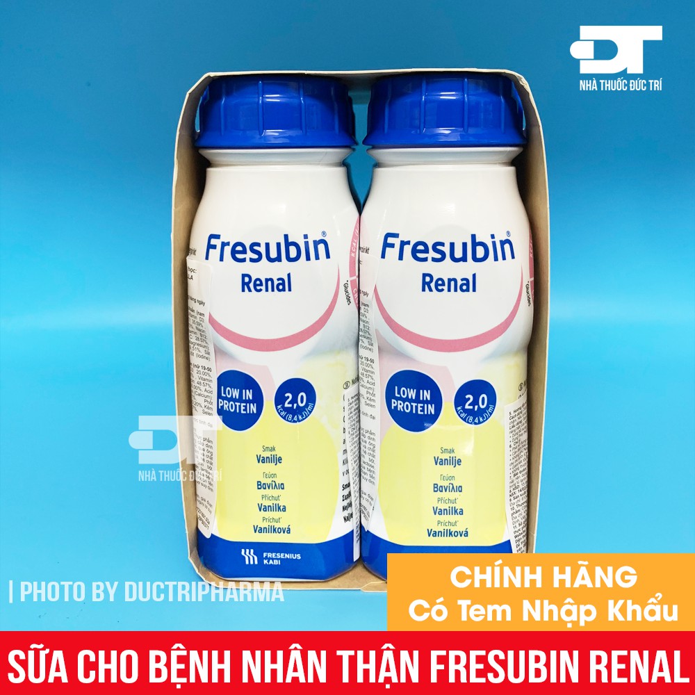 Lốc 4 chai sữa Fresubin Renal cho người bệnh thận