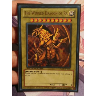 Thẻ Bài Yugioh: The Winged Dragon Of Ra YGLD-ENG03