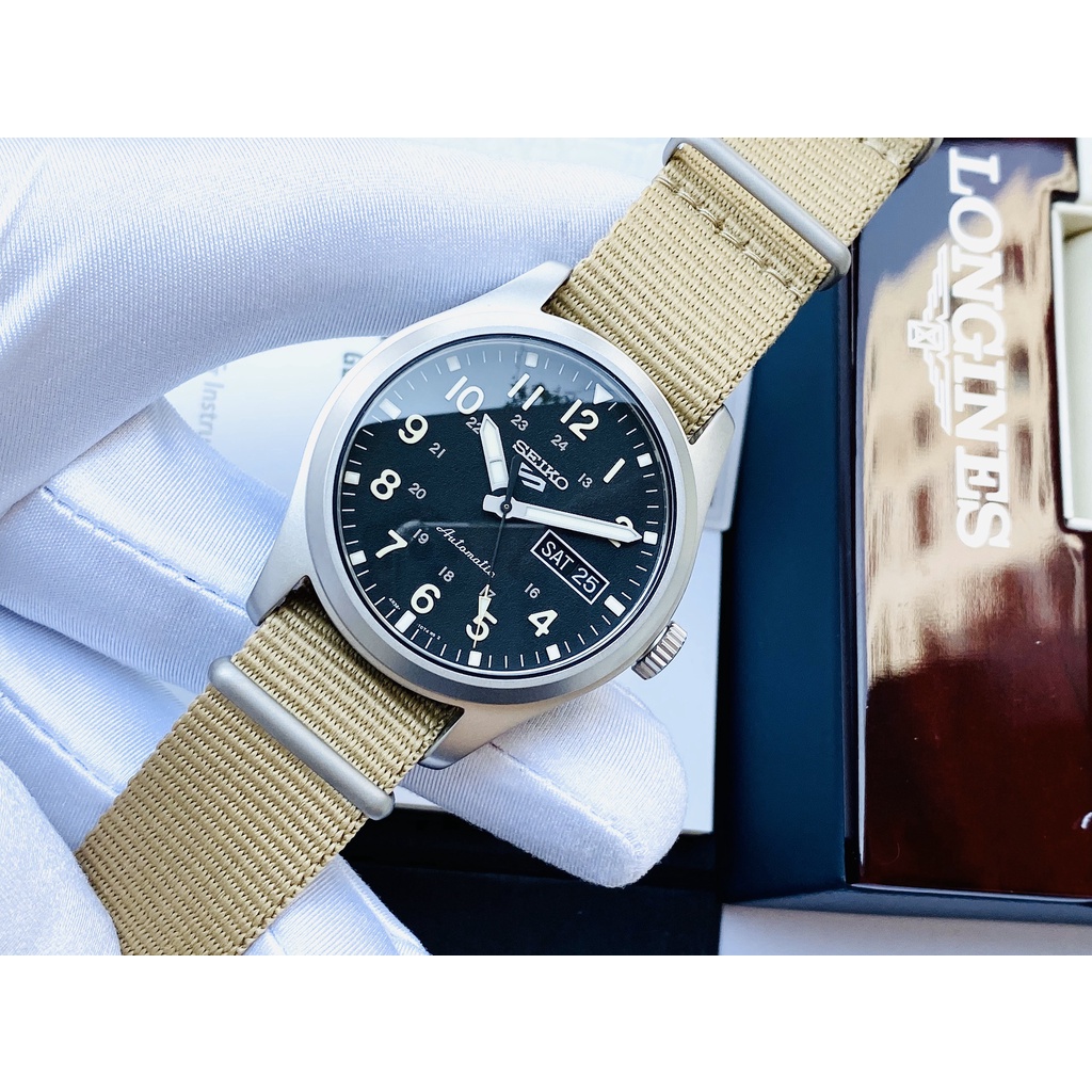 Đồng hồ nam dây vải Seiko 5 Sports SRPG35K1