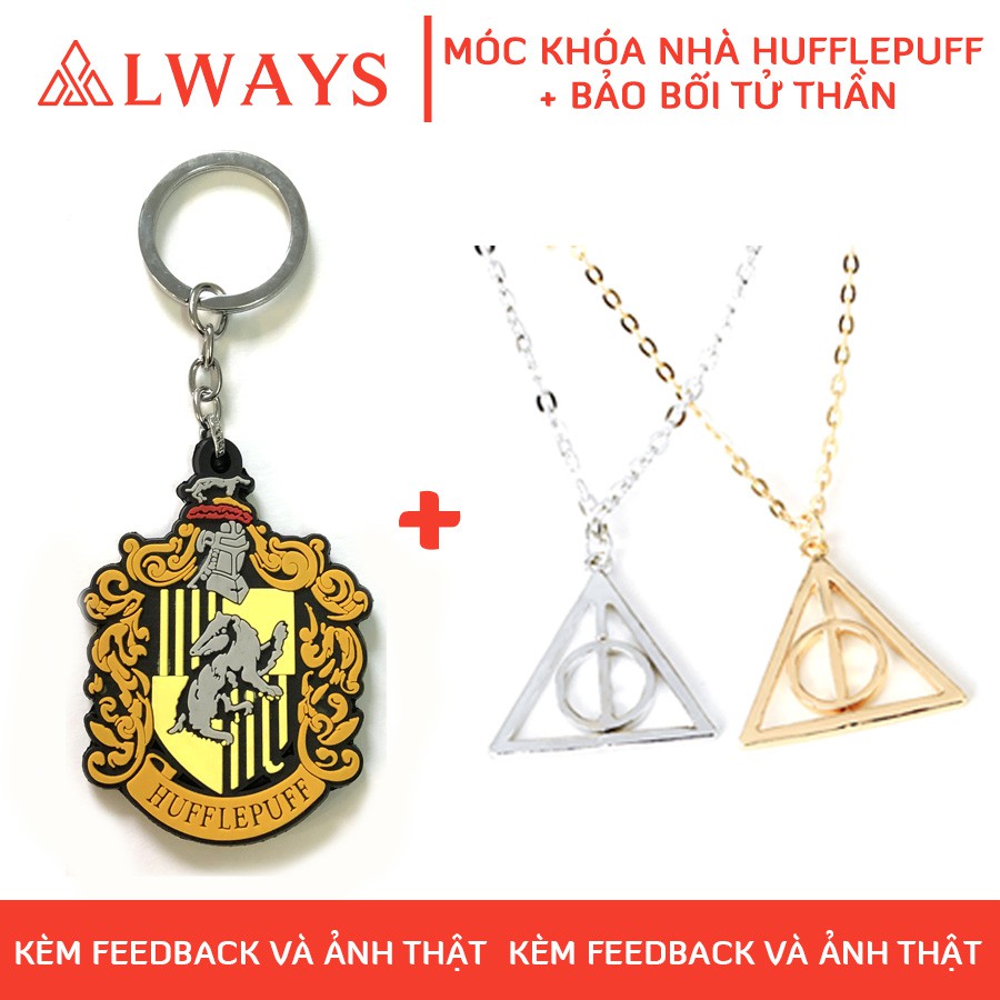 Phụ kiện phép thuật móc khóa Harry Potter kèm dây chuyền Bảo bối tử thần - Trang phục, phụ kiện hóa trang phù thủy