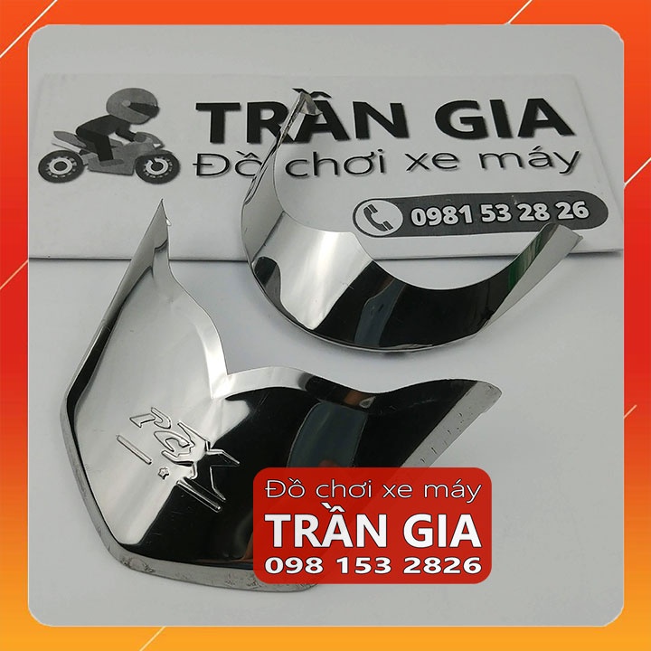Chỉ mũi dè INOX trước sau xe PCX 2018-2019-2020-2021-2022 ốp mỏ đuôi dè chắn bùn - phụ kiện trang trí đồ kiểng
