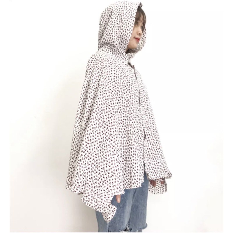 [Mã FASHIONT4WA2 giảm 10K đơn 50K] Áo khoác choàng chống nắng vải kate thô mặc cực mát, vải thô chống nắng UDF 50+ | BigBuy360 - bigbuy360.vn
