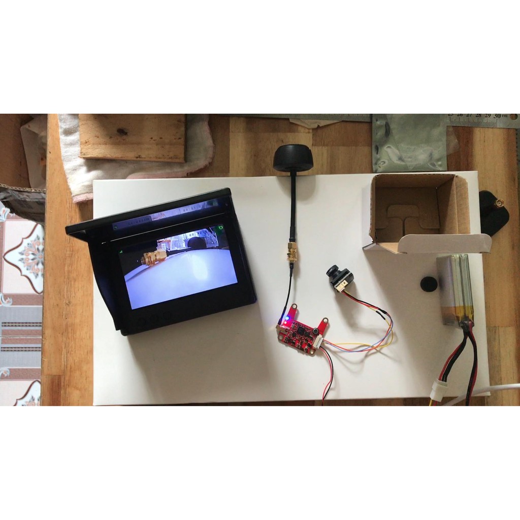 Combo fpv truyền hình ảnh từ xa 5.8G giành cho xe và máy bay