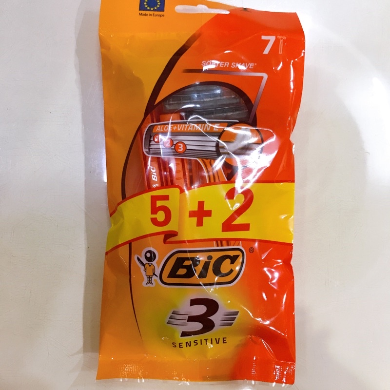 Túi 5 dao cạo râu Bic 3 lưỡi