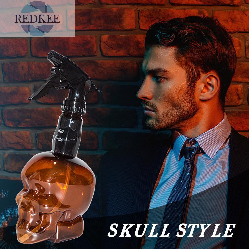 (Hàng Mới Về) Bình Xịt Phun Sương Tạo Kiểu Tóc Hình Đầu Lâu 500ml