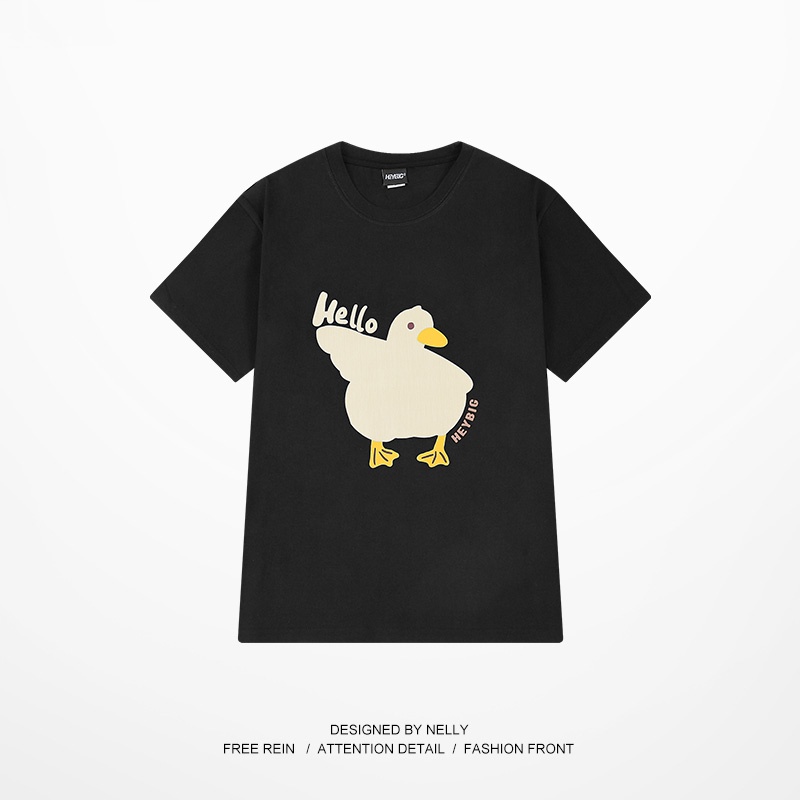 Áo thun Nelly ngắn tay in hình "VỊT" áo phông