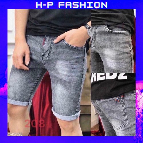 Quần short jean nam thời trang Hpfashion, quần short nam đẹp vải jean co giãn mềm mịn, form cực chuẩn - TCSQSJN222A