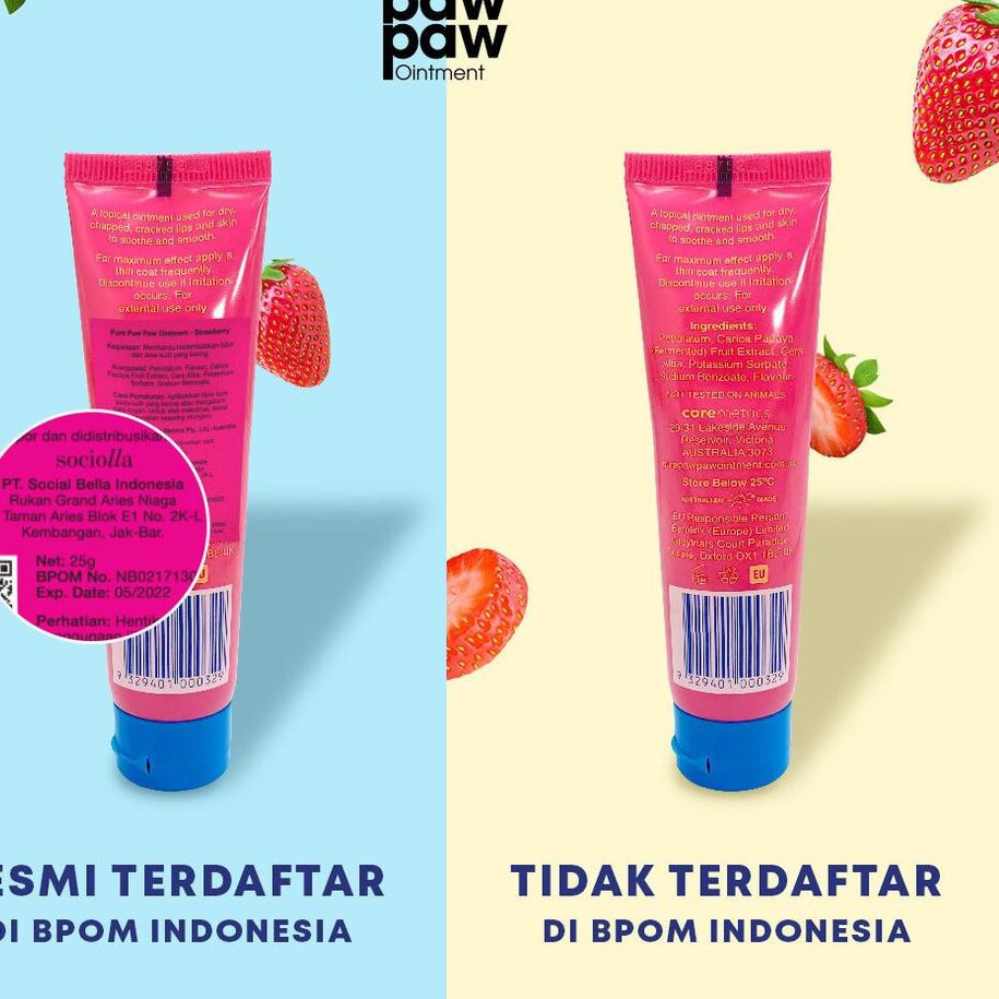 (Hàng Mới Về) Gel Dưỡng Môi Hình Móng Vuốt Dâu Tây 25 Gr Đa Năng | BigBuy360 - bigbuy360.vn