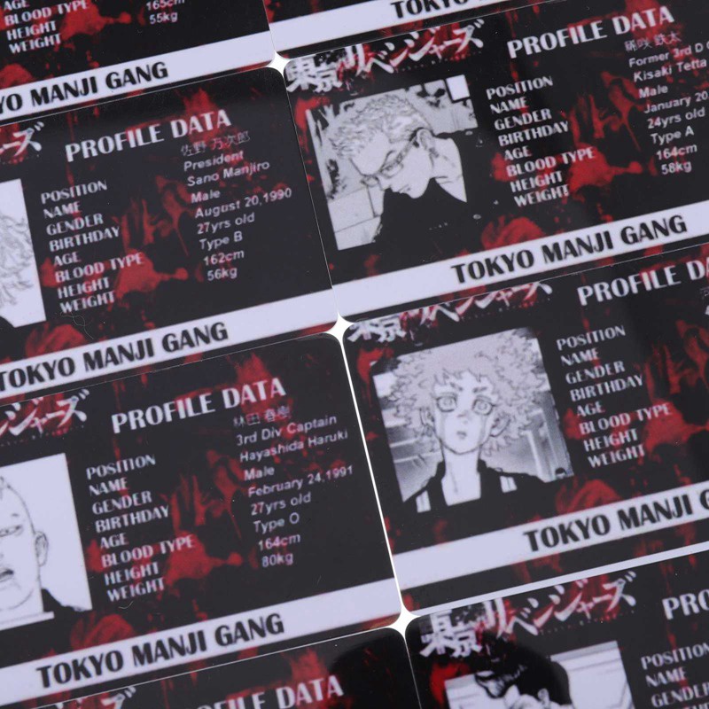 Thẻ ảnh PVC in hình Anime Tokyo Ghoul độc đáo