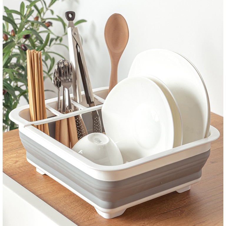 Giá Đựng Bát Đĩa Đa Năng Bằng Nhựa Silicon Gấp Gọn Tiện Dụng, Kệ Bát Đĩa Để Bàn Tiết Kiệm Diện Tích | BigBuy360 - bigbuy360.vn