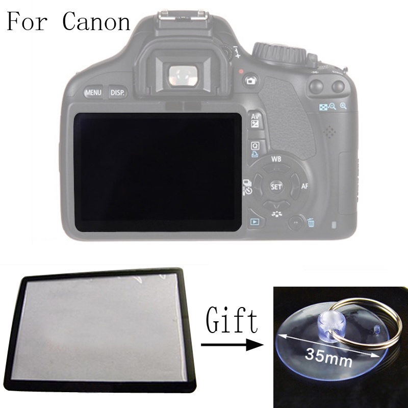 Màn Hình LCD Ngoài Bảo Vệ Dành Cho Máy Ảnh Canon 5D 5D2 6D 40D 50D 60D 400D 450D 500D 550D 600D 1000D1100D SLR