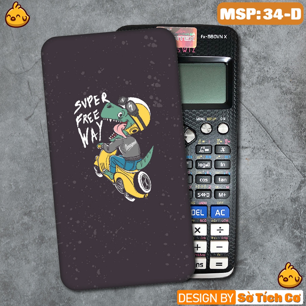 Miếng decal dán máy tính fx-570, fx-580, fx-880, Casio, Vinacal,... Cute Funny 1 MSP: 34