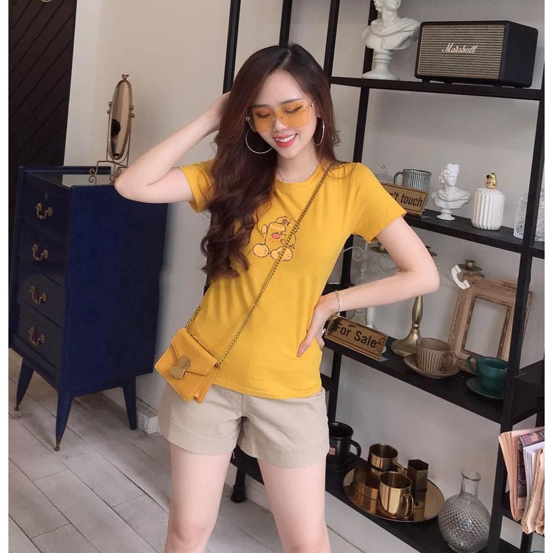 Áo thun nữ thun thái form ôm | BigBuy360 - bigbuy360.vn