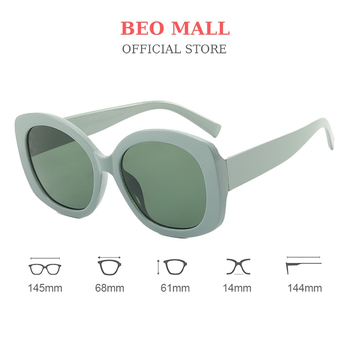 Mắt kính mát nữ thời trang BEOMALL phong cách trẻ trung cá tính KT058