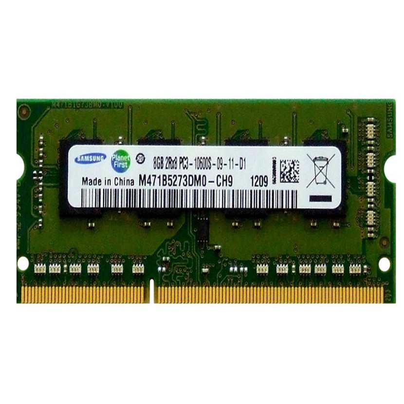 Ram laptop 8GB DDR3 bus 1333 PC3 10600 nhiều hãng  samsung hynix king ston micron  crucial  eldipa.....