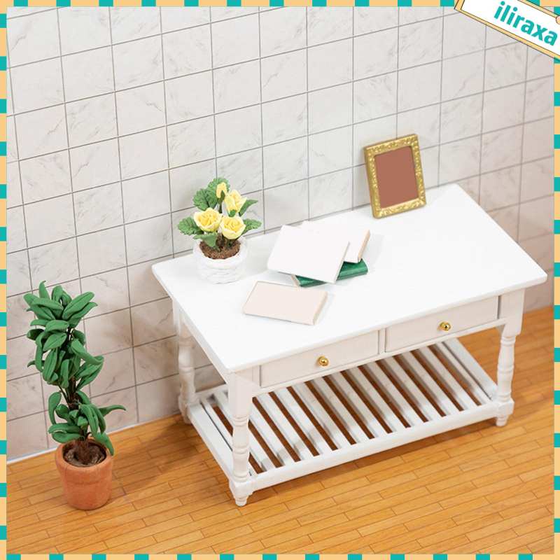 Mô Hình Phòng Khách / Bàn Phòng Khách DIY Trang Trí Nhà Búp Bê 1: 12