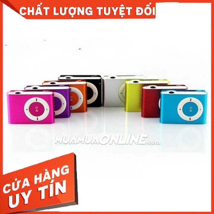 Máy Nghe Nhạc Mp3 Shuffle Có Khe Cắm Thẻ Nhớ