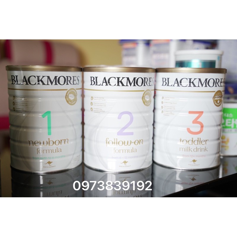 Sữa BlackMores số 1 , 2 , 3 date 2024/2025 900g chuẩn chính hãng!