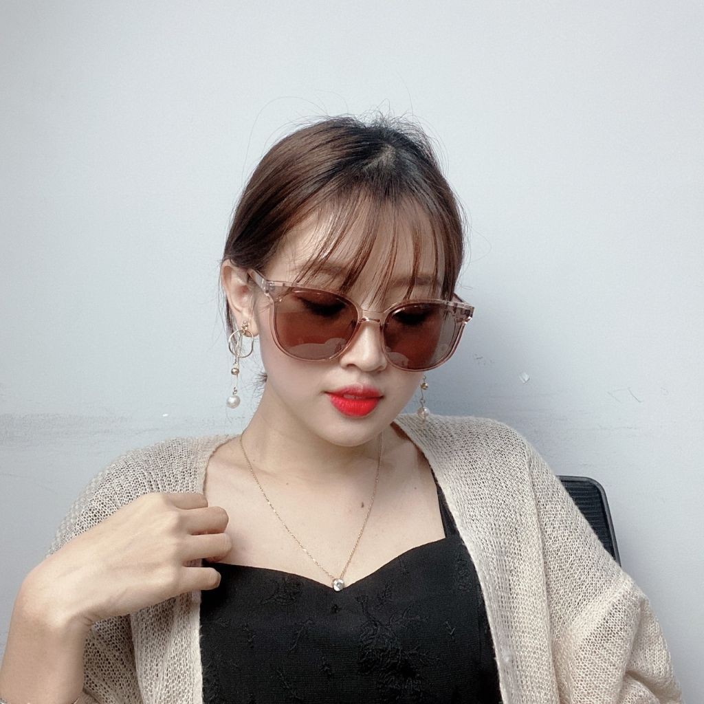 Kính mát nam nữ Trang nâu chống UV400, thiết kế mắt mèo dễ đeo, màu sắc thời trang 388 | BigBuy360 - bigbuy360.vn