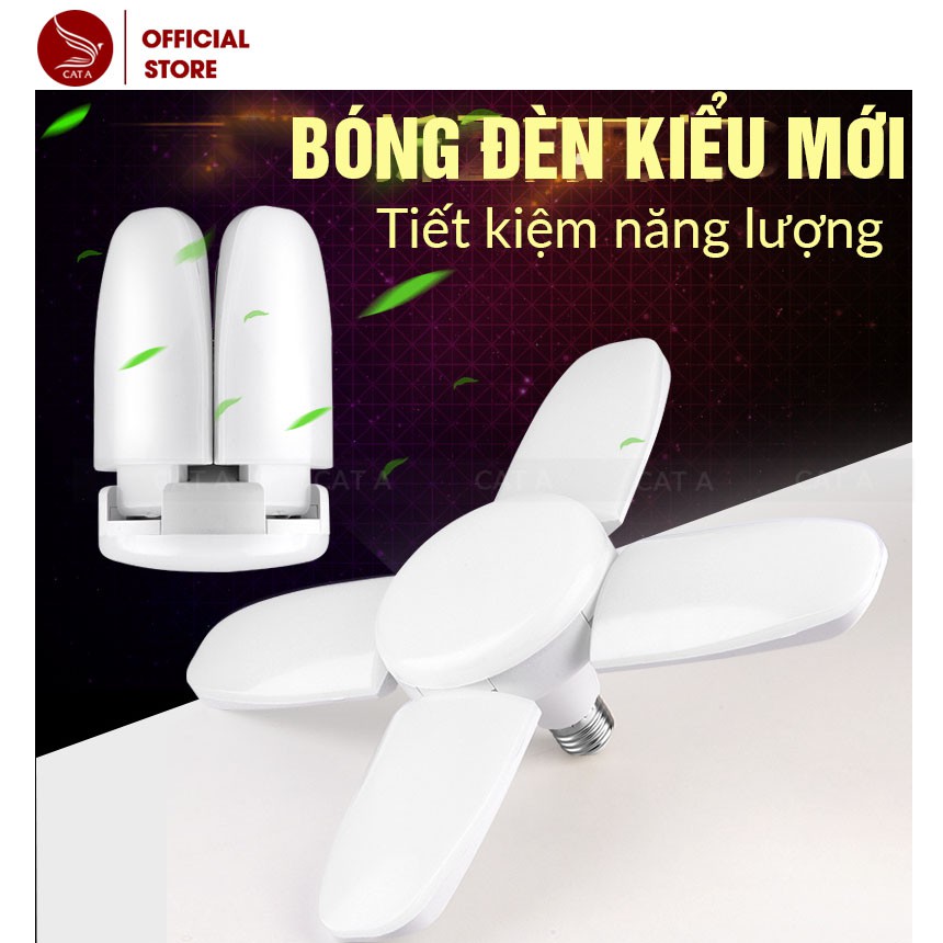 Bóng đèn, Bóng đèn LED hình cánh quạt siêu sáng 60W - Tiết kiệm điện năng 60W- Giá rẻ nhất thị trường!