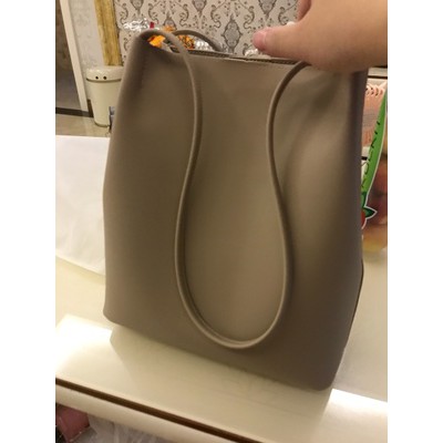 Túi tote da quai mảnh vừa A4- tặng kèm ví - P037