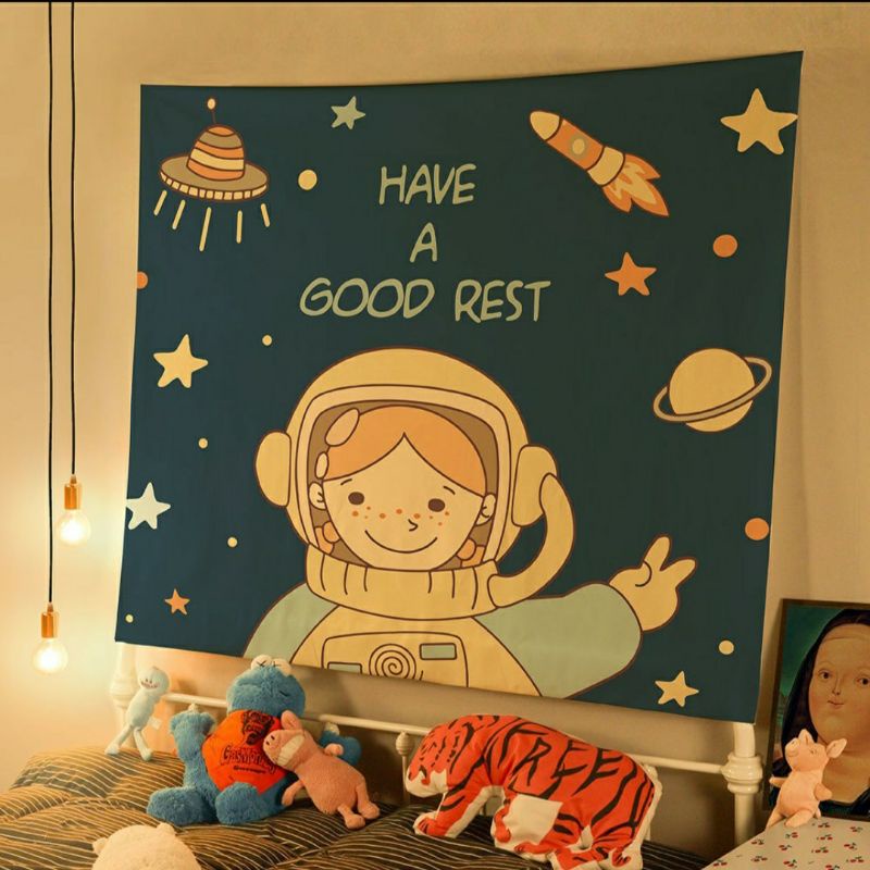 TRANH VẢI TREO TUỜNG, TRANH NỀN TRANG TRÍ, VẢI TRANG TRÍ PHONG CÁCH CUTE
