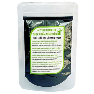 Bột Tinh Than Tre Thực Phẩm Siêu Mịn Takesumi - Yên Nhiên 10μm 50g