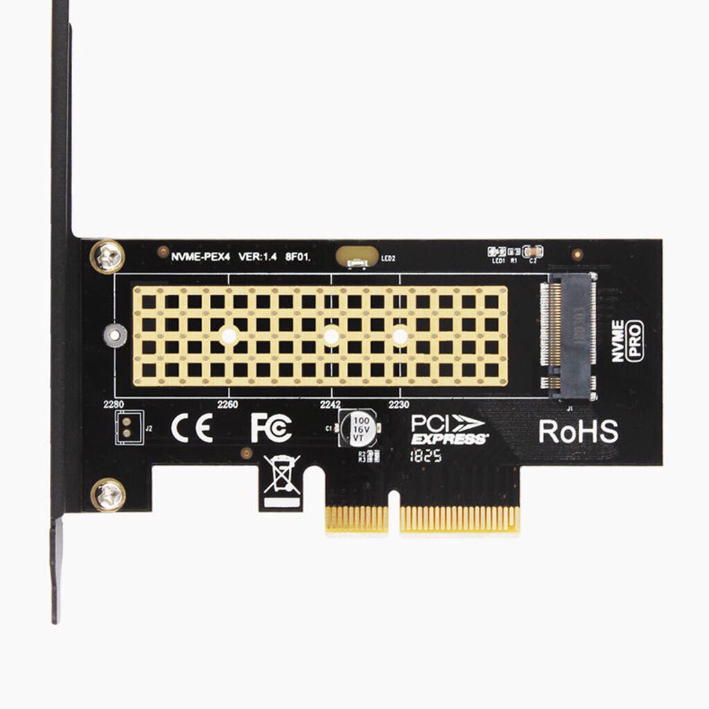 Cạc NvMe PCIe Adapter, M.2 SSD to PCI Express 3.0 x4 Expansion Card