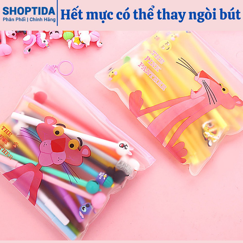 AA Bút bi nước ghi đơn hàng phổ thông màu ngộ nghĩnh 0.5mm 1 dòng hình bất chợt Shoptida 4 6