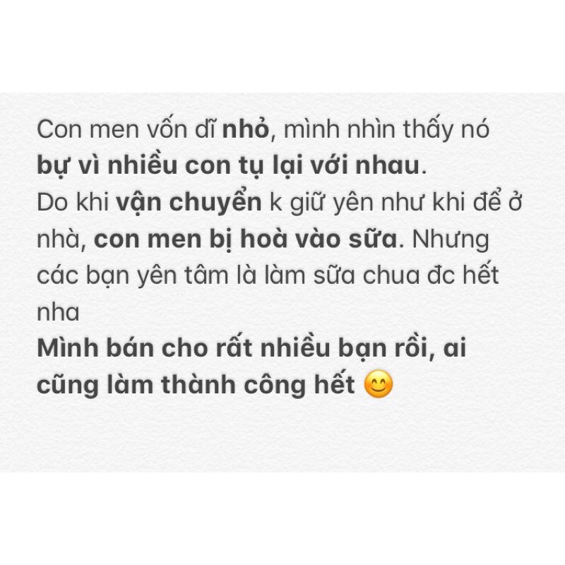 Nấm sữa Kefir-Bảo hành nếu nấm chết-Mua 6 bịch tặng rây nhựa | BigBuy360 - bigbuy360.vn