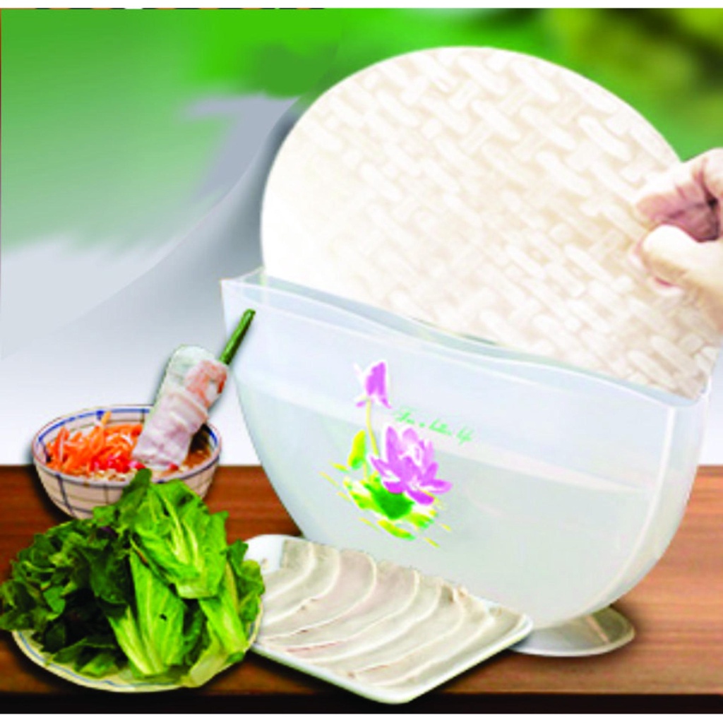 Tô nhúng bánh tráng 3 ngăn nhựa cao cấp kích thước : 23cm x 12cm x 6.8cm