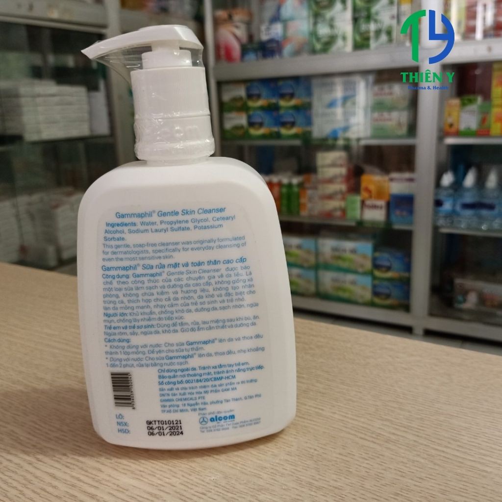 Gammaphil, sữa rửa mặt hiệu quả cho da nhạy cảm - Thiên Y Pharmacy