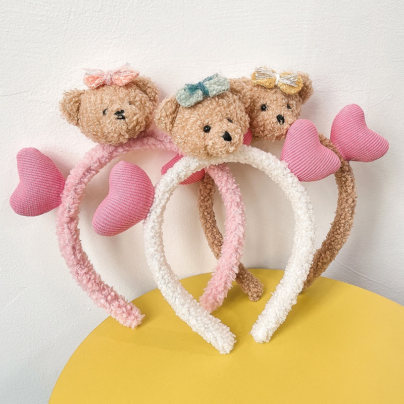 Cài Tóc Rửa Mặt Hình Tai Gấu Xinh Xắn Dễ Thương