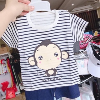 Freeship 99k TQ_Bộ cotton khỉ