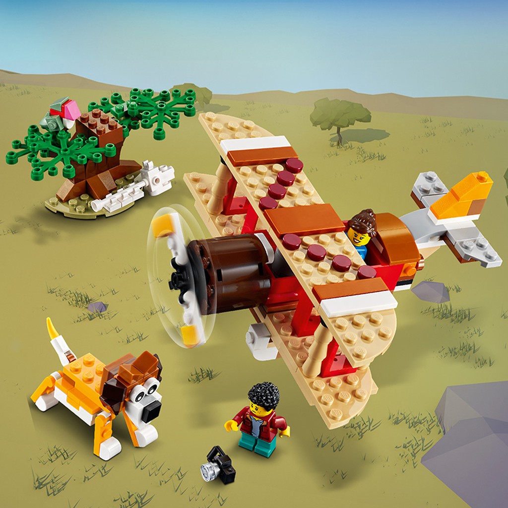 [Mã LIFEMC11M1B giảm 80K đơn 250K] Đồ Chơi Lắp Ráp LEGO CREATOR Nhà Cây Safari 31116 Cho Bé Trên 7 Tuổi