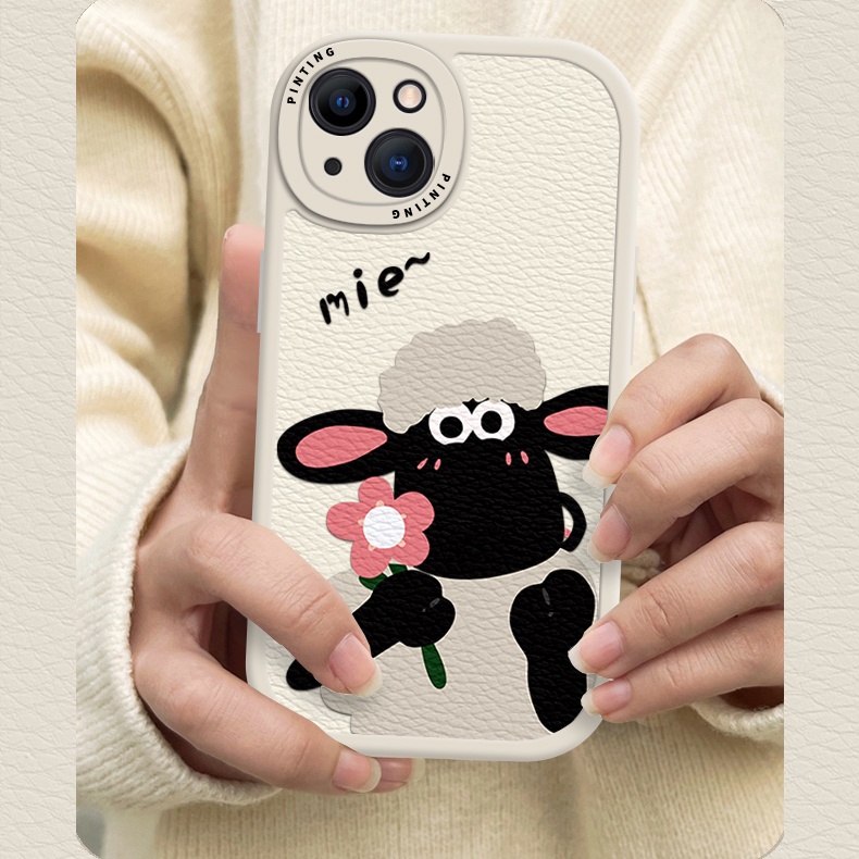 Ốp Điện Thoại Mềm Hình Cừu Hoạt Hình Cho iPhone 13 / 12 / 11 Promax 6 / 7 / 8 Plus / X / XR / Xs Max