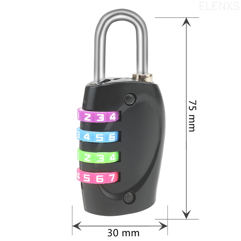 Ổ khóa mật khẩu 4 chữ số bằng nhôm cho vali