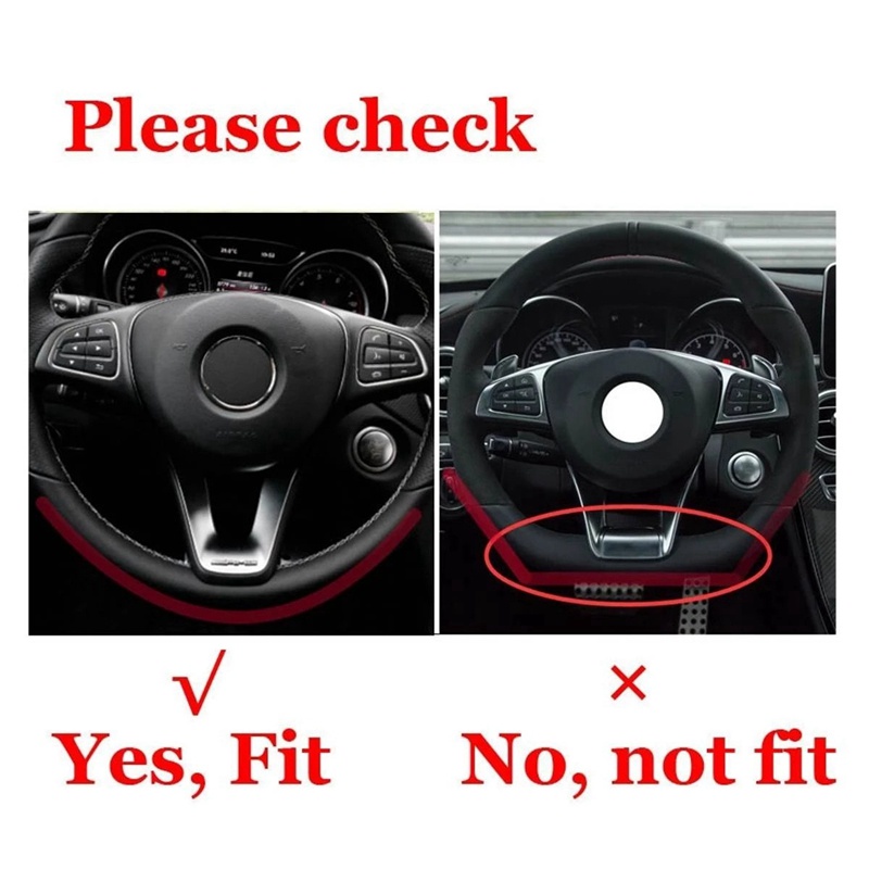 Viền Bọc Bảng Điều Khiển Vô Lăng Xe Hơi Bằng Sợi Carbon Cho Mercedes Benz W213 W205 X253 C E GLC 2014-2017