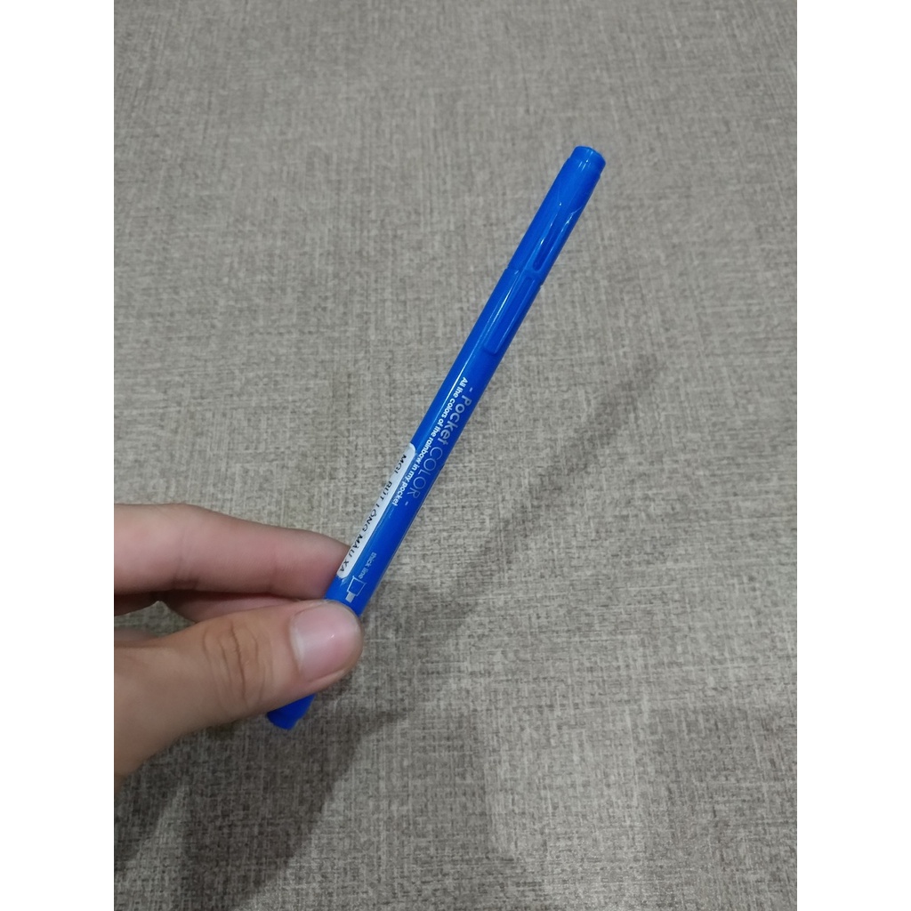 Bút Lông Màu Pocket Color Pen - Twin Type - Morning Glory 67528 - Xanh Dương