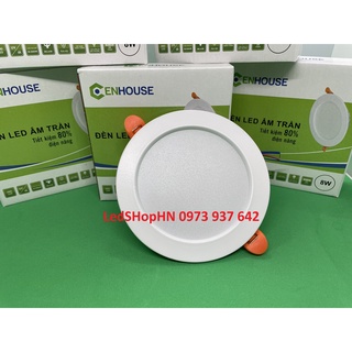 Bộ 10 đèn led downlight cenhouse 8w 12w 18w ánh sáng trắng bảo hành 2 năm, đèn âm trần 9w 12w neo