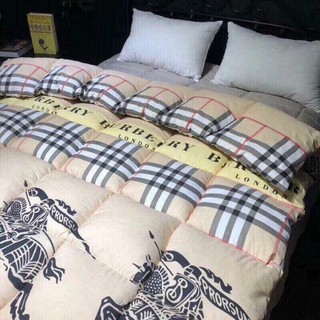 Chăn lông vũ Burberry