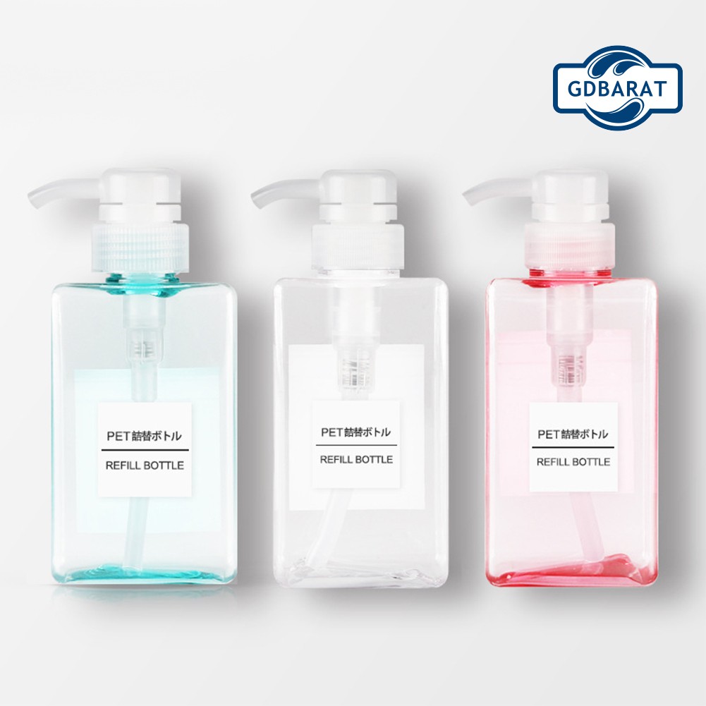 (Hàng Mới Về) Chai Rỗng Đựng Mỹ Phẩm Dạng Lỏng Có Thể Đổ Đầy 280ml